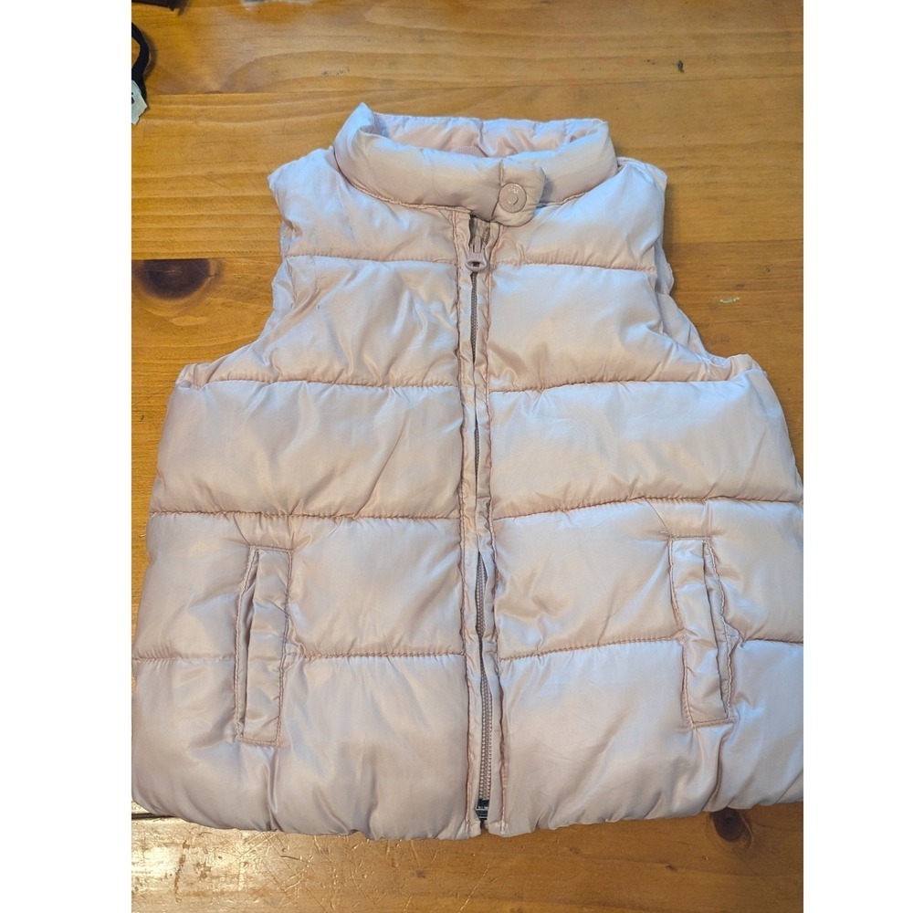 Baby Gap Puffer Vest Light‎ Pink Toddler Girls Size 4 Years